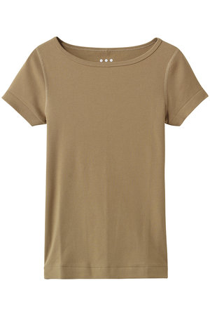 スリードッツ/three dotsのオーガニックコットン 半袖ジンジャー(110100/110102)