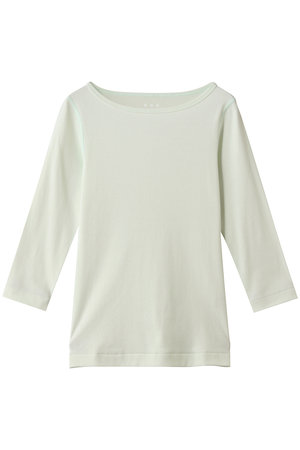 スリードッツ/three dotsのOrganic CottonKnit 3/4british T(110100/110102)