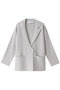 Knit outer l/s jacket/ジャケット スリードッツ/three dots ライトグレー