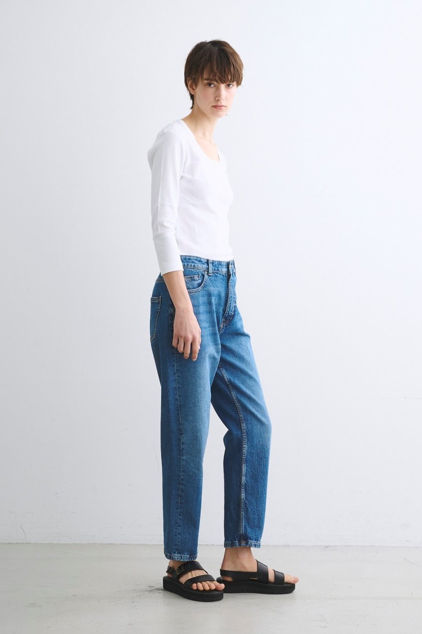 three dots(スリードッツ)｜オーガニックコットン 七分袖ジェシカ