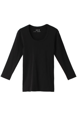 スリードッツ/three dotsのオーガニックコットン 七分袖ジェシカ
