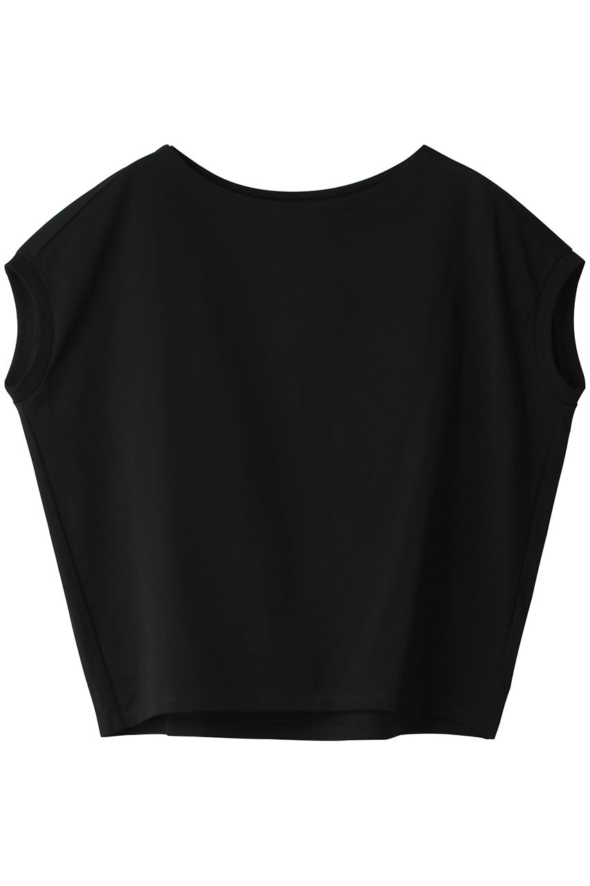 three dots コットンボートネックT (ブラック, S) スリードッツ ELLE SHOP three dots コットンボートネックT (ブラック, S) スリードッツ ELLE SHOP