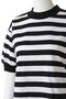 ビッグストライプ パフTシャツ スリードッツ/three dots