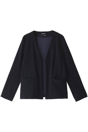 スリードッツ/three dotsのCドレス スキューバ ノーカラージャケット(110800/110801)