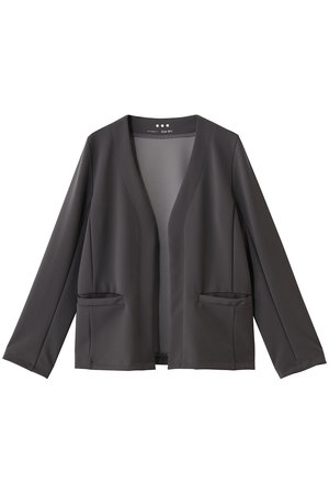 スリードッツ/three dotsのCドレス スキューバ ノーカラージャケット(110300/110303)