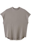 ダブルガーゼ モックネックTシャツ