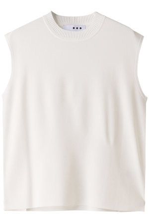 スリードッツ/three dotsのスリーク スリーブレストップス(110100/110101)