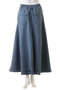 デニム ボリュームフレアスカート スリードッツ/three dots