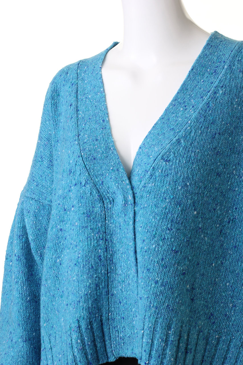 three dots(スリードッツ)｜メランジ ワイドプルオーバー/ベージュ の