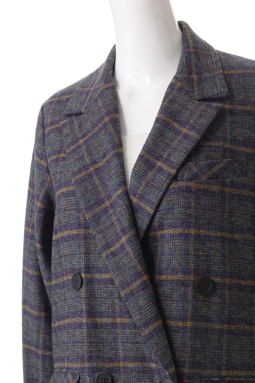 セール】 Cotton tweed jacket （その他アウター）｜three dots
