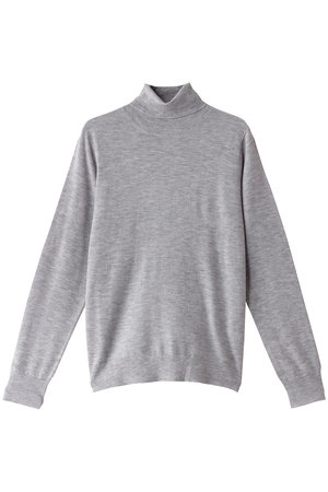 スリードッツ/three dotsのメリノスーパーファイン タートルネック(110300/110301)