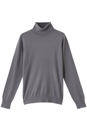 スリードッツ/three dotsのメリノスーパーファイン タートルネック(110300/110301)