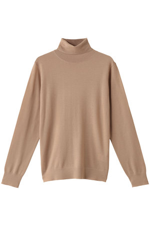 スリードッツ/three dotsのメリノスーパーファイン タートルネック(110300/110301)