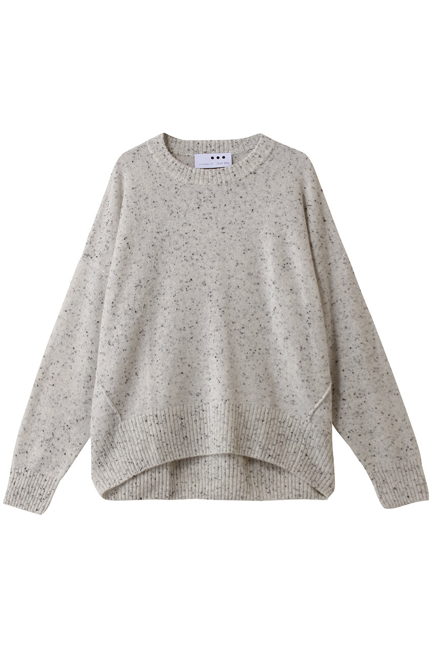 スリードッツ/three dotsのホリデーカシミヤプルオーバー(スノーネップ/HN203Y)