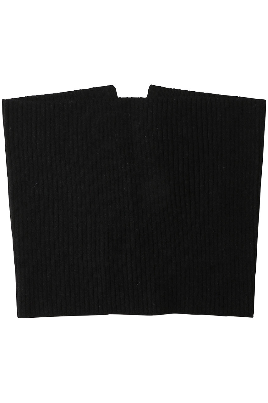 スリードッツ/three dotsのホリデーカシミヤカラースヌード(ブラック/HN808Y)