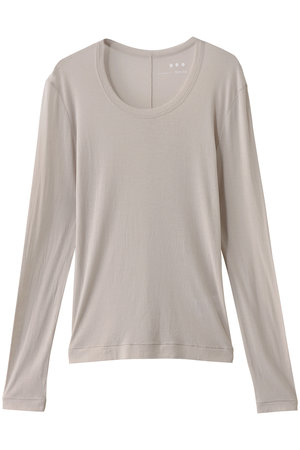 スリードッツ/three dotsのシアージェシカ スクープネックカットソー(110100/110103)