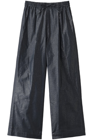 スリードッツ/three dotsのグロッシー ツイルパンツ(110600/110601)