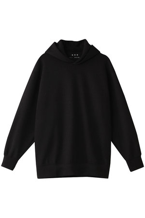 スリードッツ/three dotsのウーリージャージーフーデッドトップ(110100/110105)