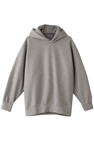 スリードッツ/three dotsのウーリージャージーフーデッドトップ(110100/110105)