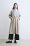 ラフリネン ドクターコート スリードッツ/three dots