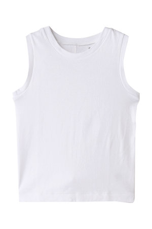 スリードッツ/three dotsのファウンデーションコットン ベーシックタンク(110100/110101)