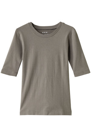 スリードッツ/three dotsのファンデーションコットン Tシャツ(110100/110102)