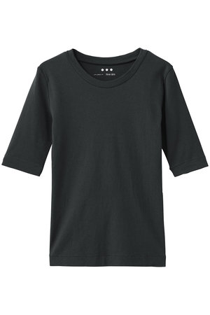 スリードッツ/three dotsのファンデーションコットン Tシャツ(110100/110102)