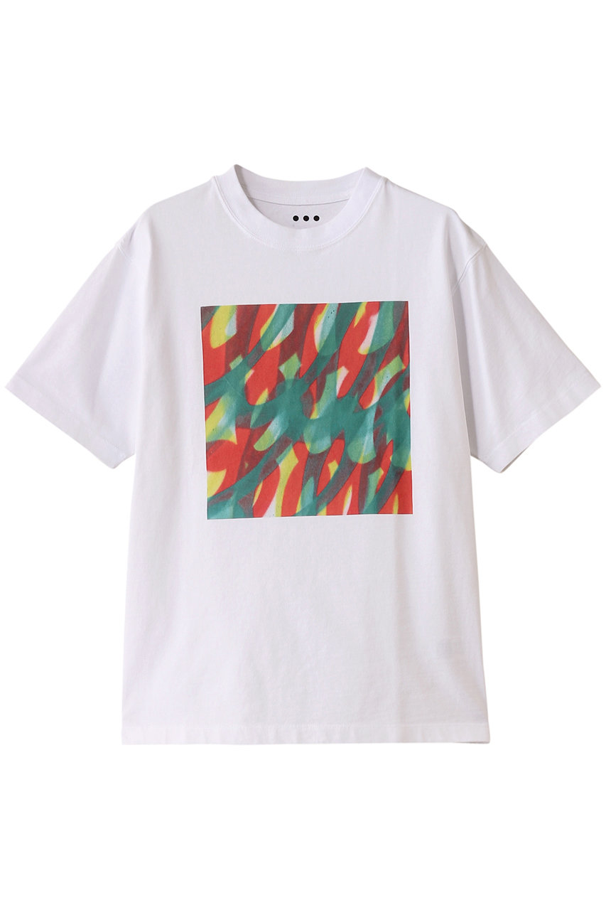 スリードッツ/three dotsの【UNISEX】グラフィックTシャツ(フォレスト/KM1002YU)