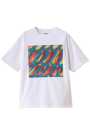 スリードッツ/three dotsの【UNISEX】グラフィックTシャツ(110100/110102)