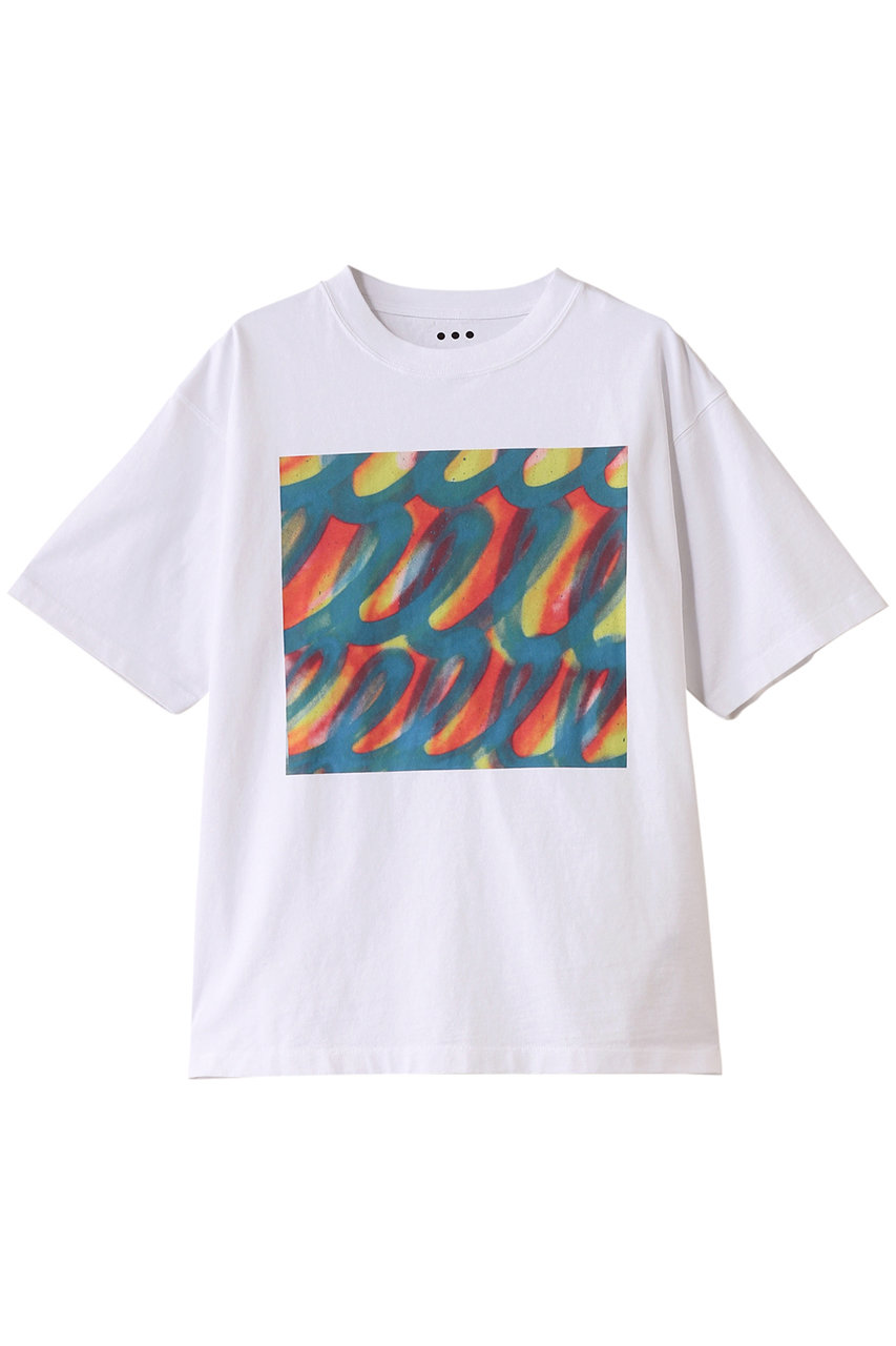 スリードッツ/three dotsの【UNISEX】グラフィックTシャツ(シー/KM1002YU)