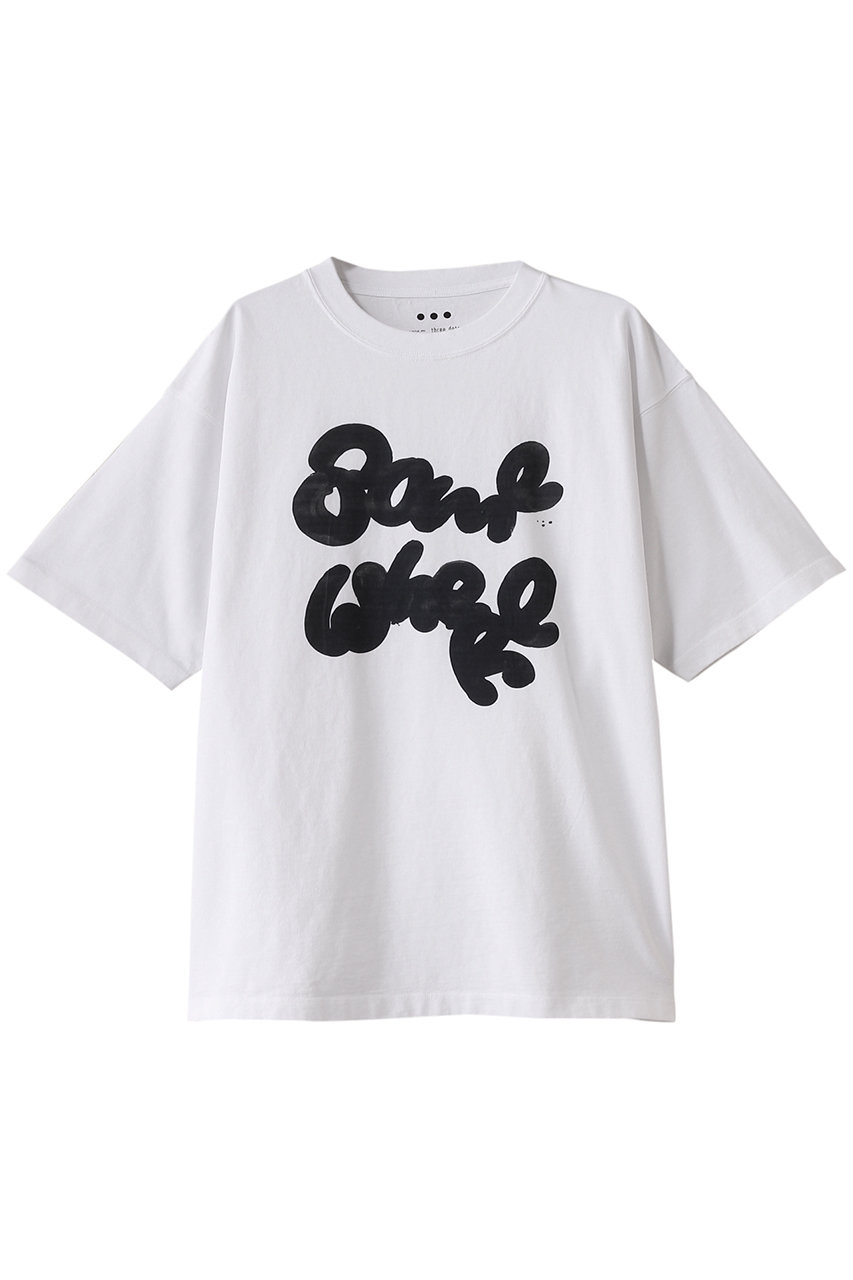 スリードッツ/three dotsの【UNISEX】グラフィックTシャツ(サムウェア/KM1002YU)