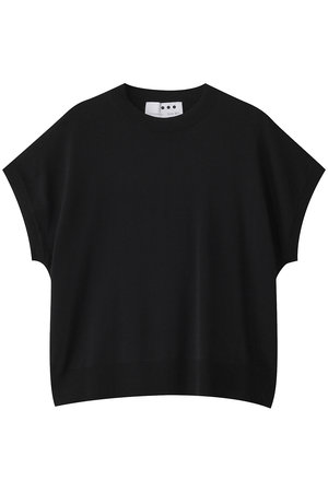 スリードッツ/three dotsのウォッシャブルコットンシルク 半袖トップス（UVカット）(110100/110102)