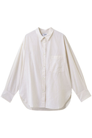 スリードッツ/three dotsのコットンリネン シャツ