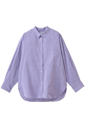 スリードッツ/three dotsのコットンリネン シャツ