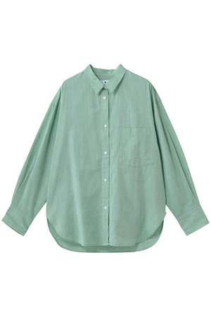 スリードッツ/three dotsのコットンリネン シャツ