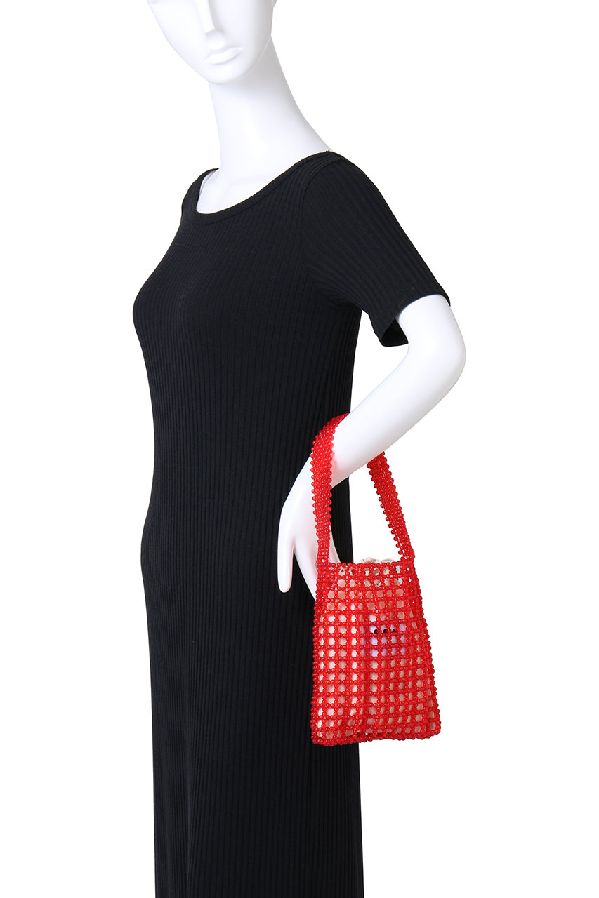 three dots(スリードッツ)｜ビーズバッグ/ブルー の通販｜ELLESHOP