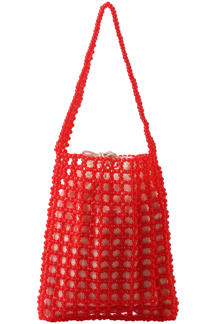 three dots(スリードッツ)｜ビーズバッグ/ブルー の通販｜ELLESHOP