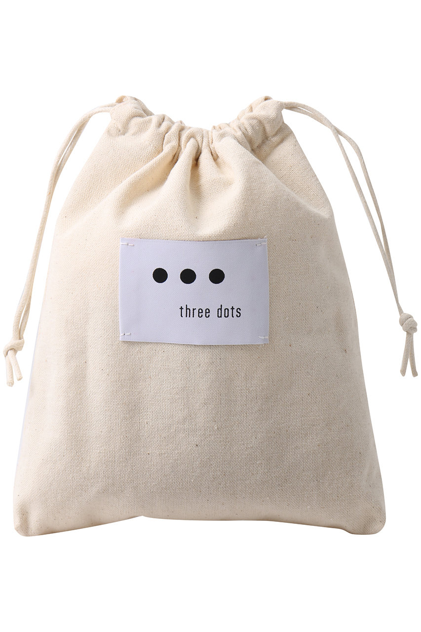 three dots(スリードッツ)｜ビーズバッグ/ブルー の通販｜ELLESHOP