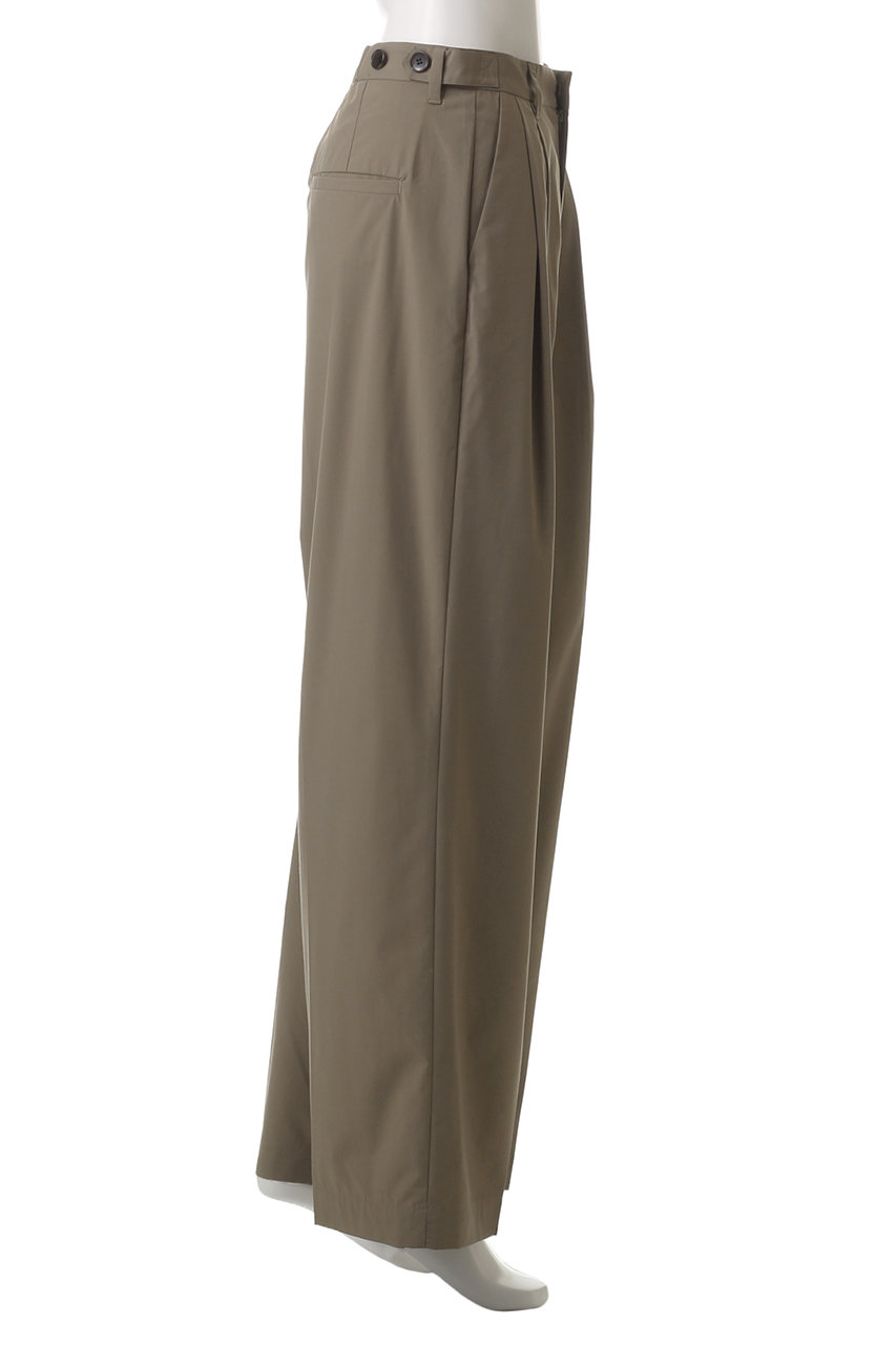 Stretch typewriter tuckwidepants｜スリードッツ オフィシャル