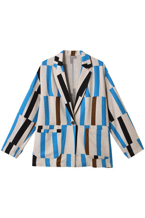 スリードッツ/three dotsのレーヨンリネン ジャケット(110800/110801)