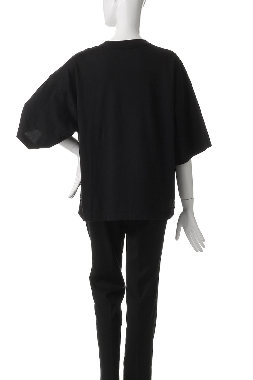 three dots スリードッツ KD1003Y Jersey colette washed tee ジャージーコレット ウォッシュドTシャツ black レディース 2024年春夏 送料無料 Jersey colette washed tee｜スリードッツ オフィシャル
