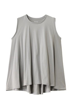 スリードッツ/three dotsのミルキージャージー ドレープタンク(110100/110101)