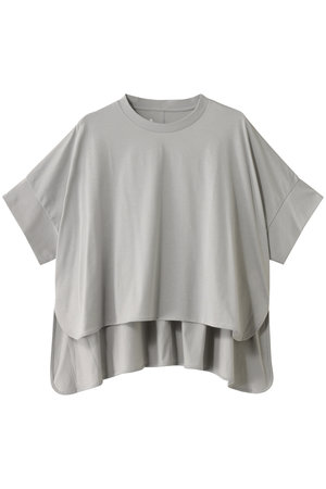 スリードッツ/three dotsのミルキージャージー ワイドTシャツ(110100/110102)