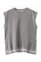 ヴィンテージサーマル タンクトップ スリードッツ/three dots グレー