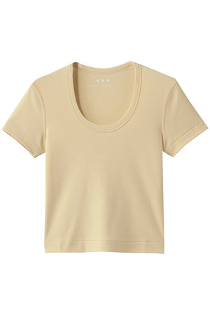 スリードッツ/three dotsの【予約販売】クロップド ジェシカ カットソー(110100/110102)