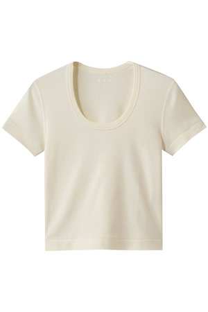 スリードッツ/three dotsの【予約販売】クロップド ジェシカ カットソー(110100/110102)