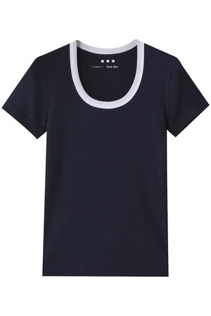 スリードッツ/three dotsの【予約販売】リンガー ジェシカ カットソー(110100/110102)