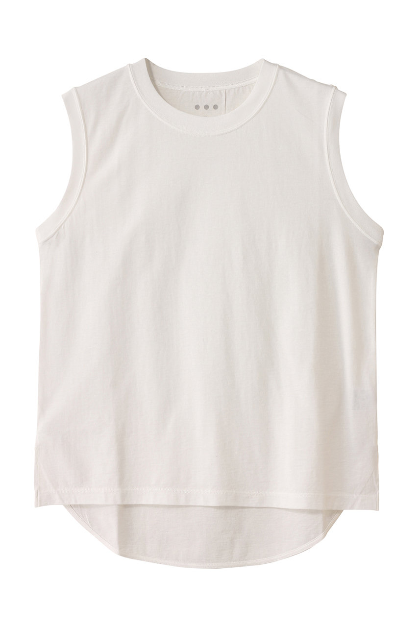 three dots ハンプトンTEE タンクトップ (ホワイト, M) スリードッツ ELLE SHOP three dots ハンプトンTEE タンクトップ (ホワイト, M) スリードッツ ELLE SHOP
