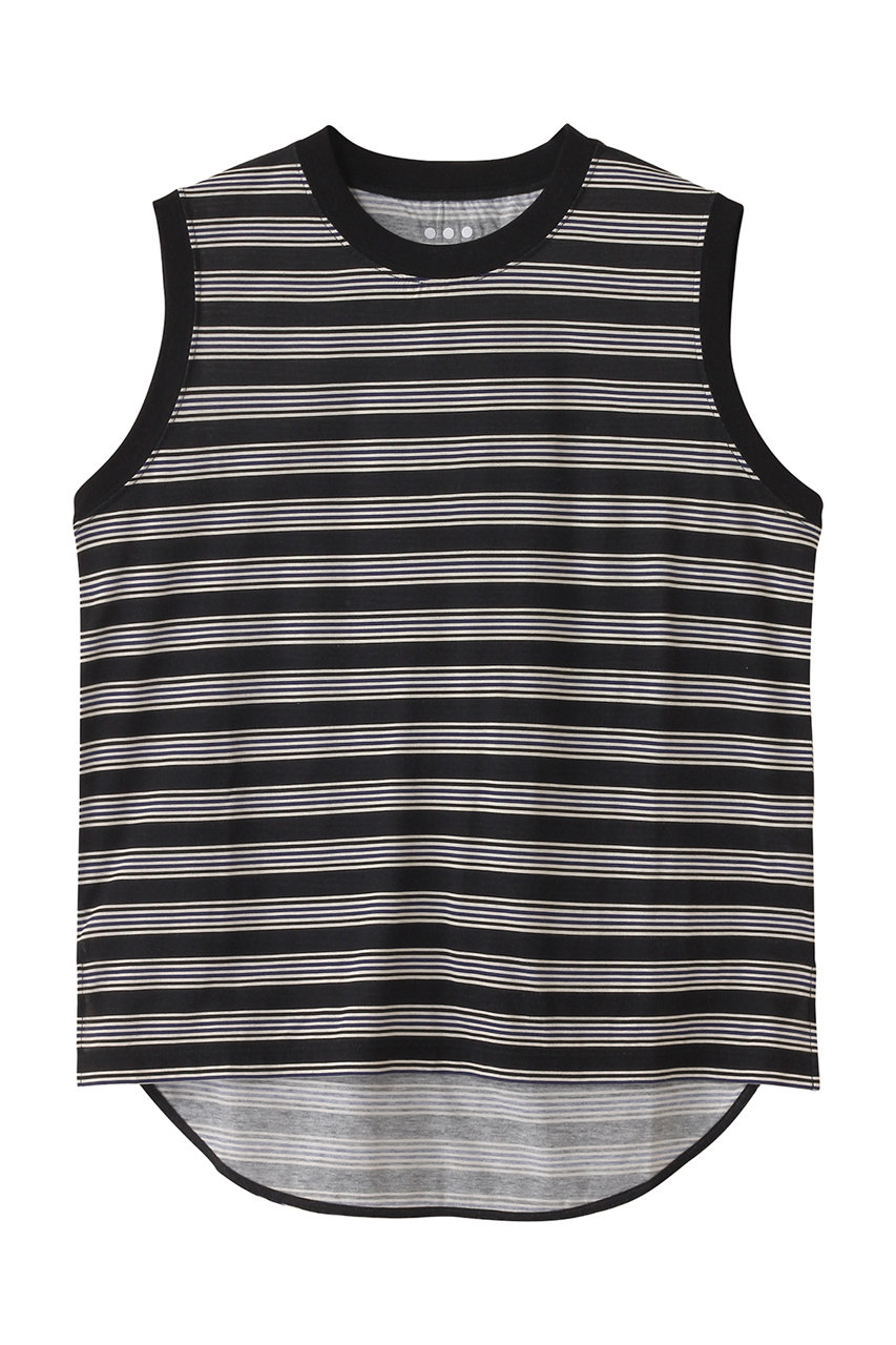 three dots ハンプトンTEE タンクトップ (ブラックマルチ, M) スリードッツ ELLE SHOP three dots ハンプトンTEE タンクトップ (ブラックマルチ, M) スリードッツ ELLE SHOP