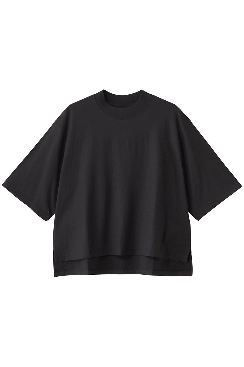 three dots ハンプトンTEE ショートスリーブ (ソフトブラック, S) スリードッツ ELLE SHOP three dots ハンプトンTEE ショートスリーブ (ソフトブラック, S) スリードッツ ELLE SHOP